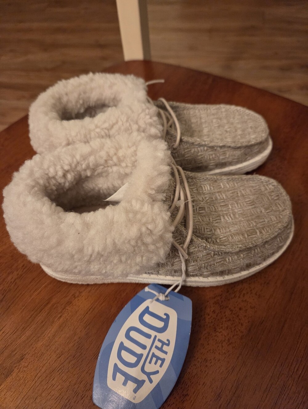 Hey Dude Wendy Fold Youth Stitch Cozy Shoe Slip On Kids Youth 11 NWT - Picture 2 of 8